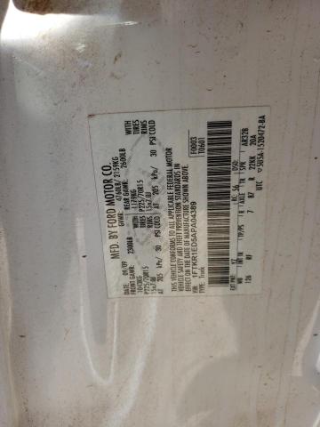 Photo 10 from auction – 2010 FORD RANGER SUP with VIN 1FTKR1ED5APA04389