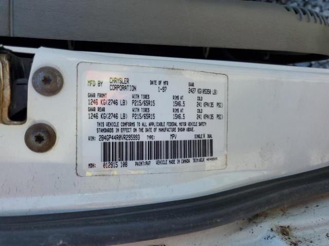 Photo 10 from auction – 1997 DODGE GRAND CARA with VIN 2B4GP44R0VR295993