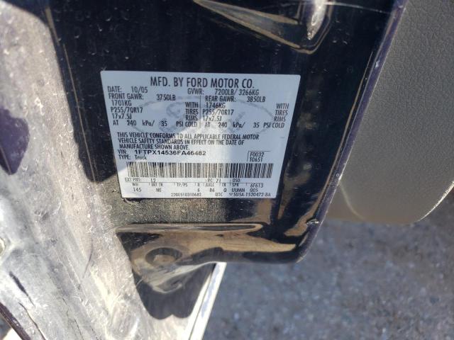 Photo 10 from auction – 2006 FORD F150 with VIN 1FTPX14536FA46482