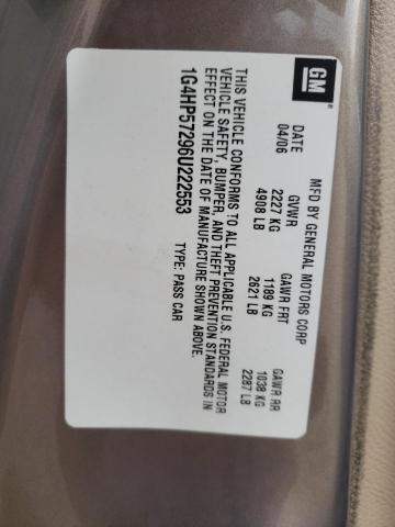 Photo 10 from auction – 2006 BUICK LUCERNE CX with VIN 1G4HP57296U222553