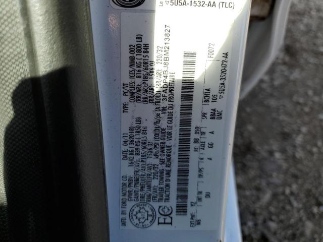 Photo 10 from auction – 2011 FORD FIESTA SE with VIN 3FADP4BJ8BM213827