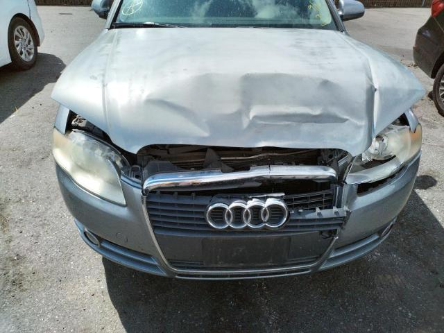 Photo 9 from auction – 2007 AUDI A4 2 with VIN WAUAF78EX7A129070