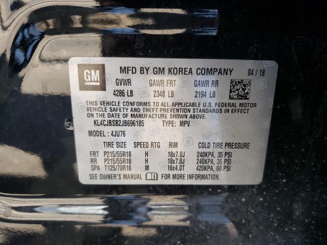 Photo 10 from auction – 2018 BUICK ENCORE PRE with VIN KL4CJBSB2JB696185