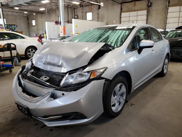 Photo 2 from auction – 2014 HONDA CIVIC LX with VIN 19XFB2F55EE059725