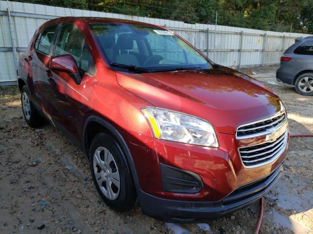 CHEVROLET TRAX LS 2016 with VIN 3GNCJKSB2GL244676 - Photo from auction