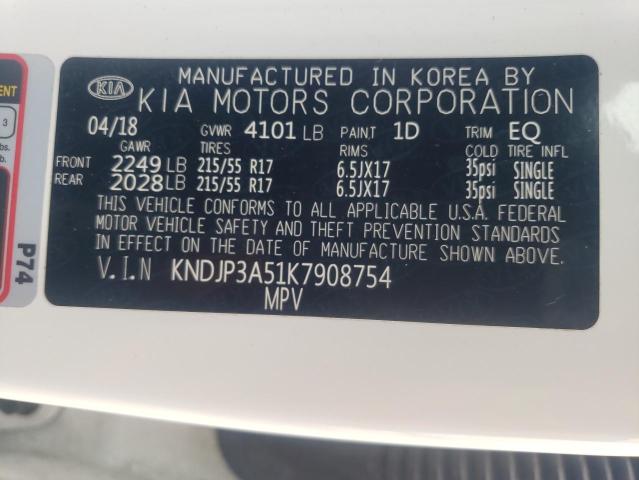Photo 10 from auction – 2019 KIA SOUL + with VIN KNDJP3A51K7908754