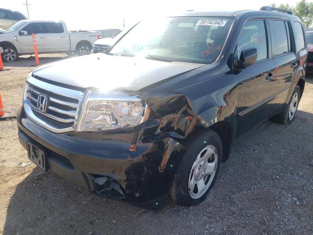 Photo 2 from auction – 2013 HONDA PILOT LX with VIN 5FNYF4H27DB036242