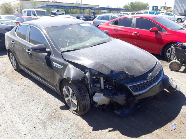 KIA OPTIMA HYB 2015 with VIN KNAGM4AD3F5086814 - Photo from auction
