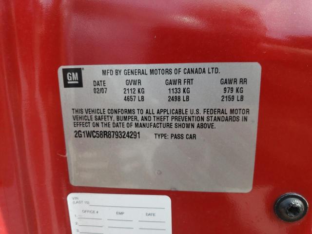 Photo 10 from auction – 2007 CHEVROLET IMPALA LT with VIN 2G1WC58R879324291