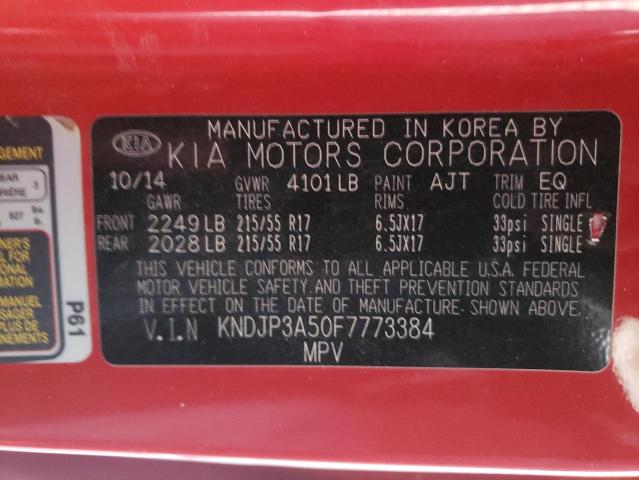 Photo 10 from auction – 2015 KIA SOUL + with VIN KNDJP3A50F7773384