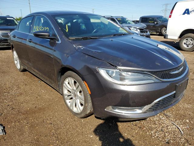 CHRYSLER 200 LIMITE 2015 with VIN 1C3CCCAB2FN735651 - Photo from auction
