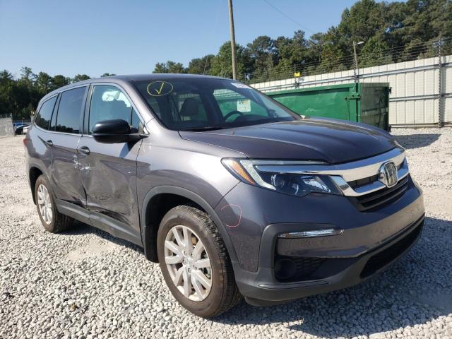 HONDA PILOT LX 2021 with VIN 5FNYF5H19MB006818 - Photo from auction