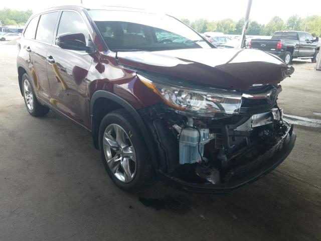 TOYOTA HIGHLANDER 2015 with VIN 5TDDKRFH8FS098665 - Photo from auction