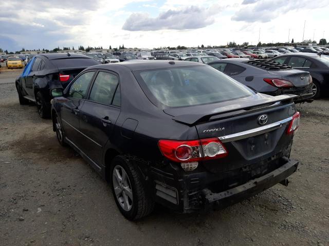 Photo 3 from auction – 2011 TOYOTA COROLLA BA with VIN 2T1BU4EE4BC674590