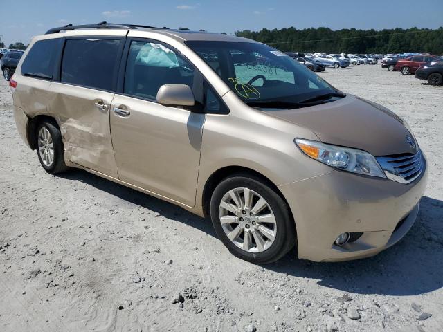 TOYOTA SIENNA XLE 2012 with VIN 5TDYK3DC9CS259655 - Photo from auction