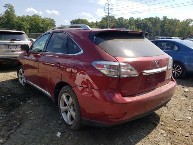Photo 3 from auction – 2011 LEXUS RX 350 with VIN 2T2BK1BA6BC096784
