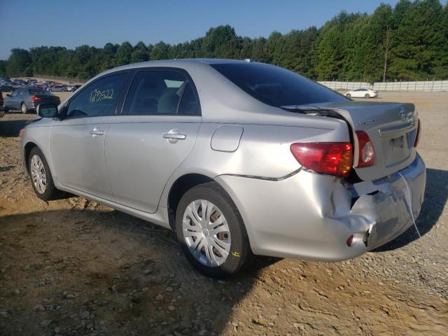 Photo 3 from auction – 2009 TOYOTA COROLLA BA with VIN JTDBL40EX99037469