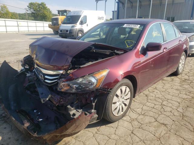 Photo 2 from auction – 2012 HONDA ACCORD LX with VIN 1HGCP2F3XCA207257