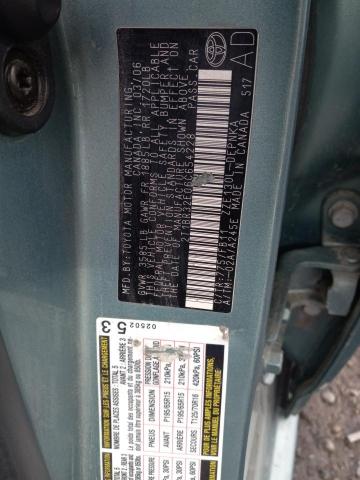 Photo 10 from auction – 2006 TOYOTA COROLLA CE with VIN 2T1BR32E06C654228