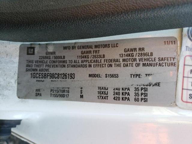 Photo 10 from auction – 2012 CHEVROLET COLORADO with VIN 1GCESBF98C8126193