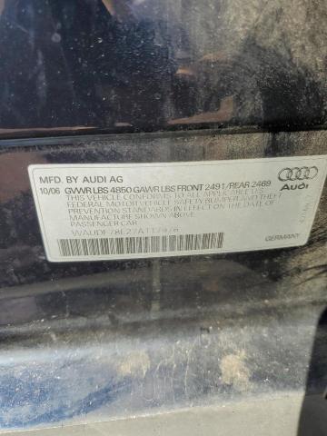 Photo 10 from auction – 2007 AUDI A4 with VIN WAUDF78E27A117976
