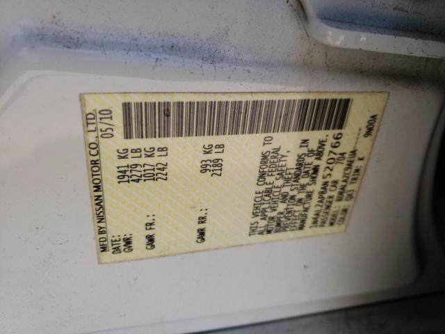 Photo 10 from auction – 2010 NISSAN ALTIMA BAS with VIN 1N4AL2AP8AN520766