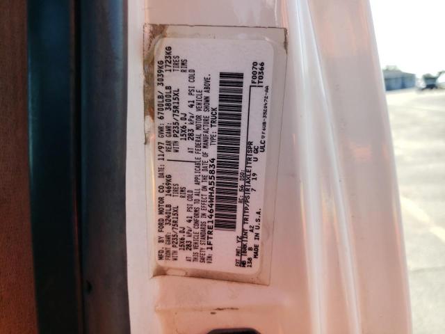 Photo 10 from auction – 1998 FORD ECONOLINE with VIN 1FTRE1464WHA55834