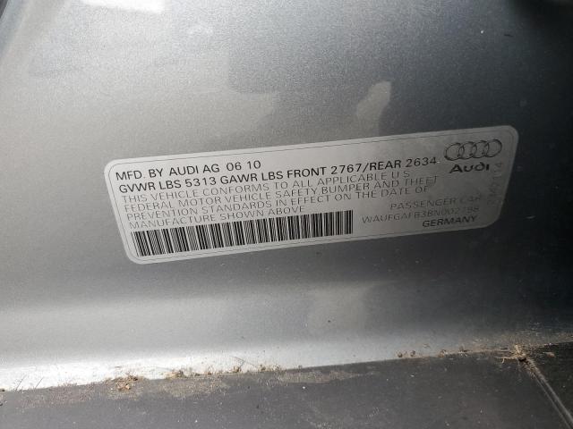 Photo 10 from auction – 2011 AUDI A6 PREMIUM with VIN WAUFGAFB3BN002798