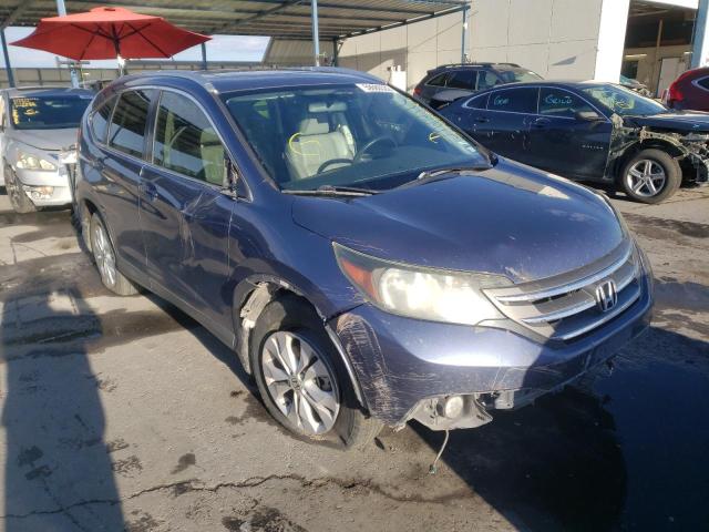 HONDA CR-V EXL 2014 with VIN 2HKRM4H70EH700289 - Photo from auction