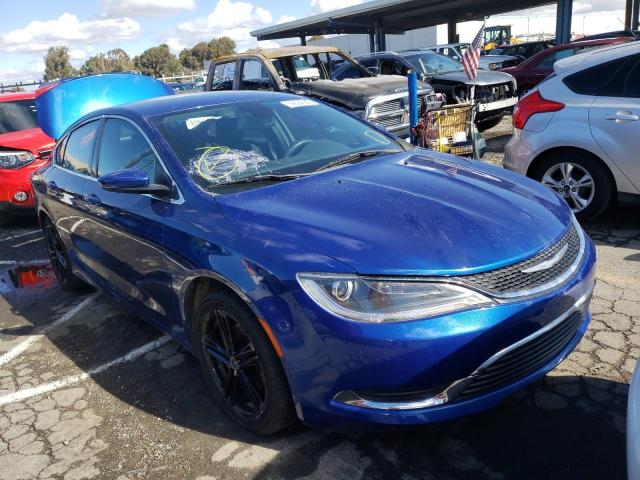 CHRYSLER 200 LIMITE 2015 with VIN 1C3CCCABXFN602104 - Photo from auction