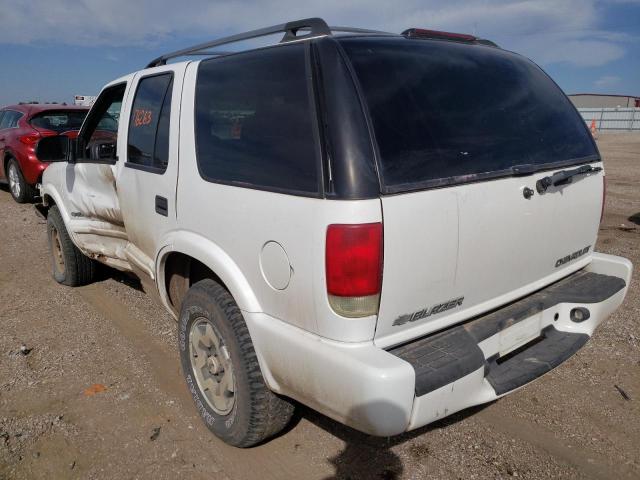 Photo 3 from auction – 2002 CHEVROLET BLAZER with VIN 1GNDT13W32K193595