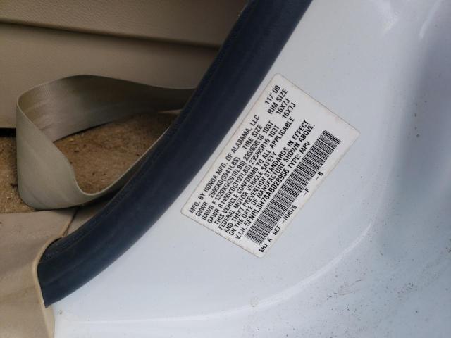 Photo 10 from auction – 2010 HONDA ODYSSEY EX with VIN 5FNRL3H78AB028956