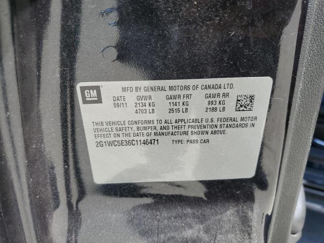 Photo 10 from auction – 2012 CHEVROLET IMPALA LTZ with VIN 2G1WC5E36C1146471