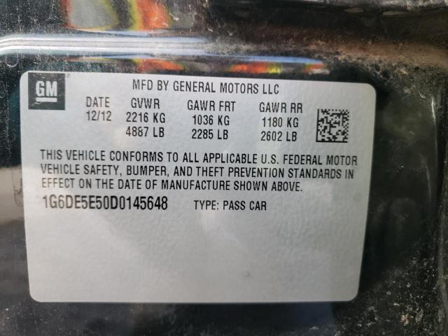 Photo 10 from auction – 2013 CADILLAC CTS LUXURY with VIN 1G6DE5E50D0145648