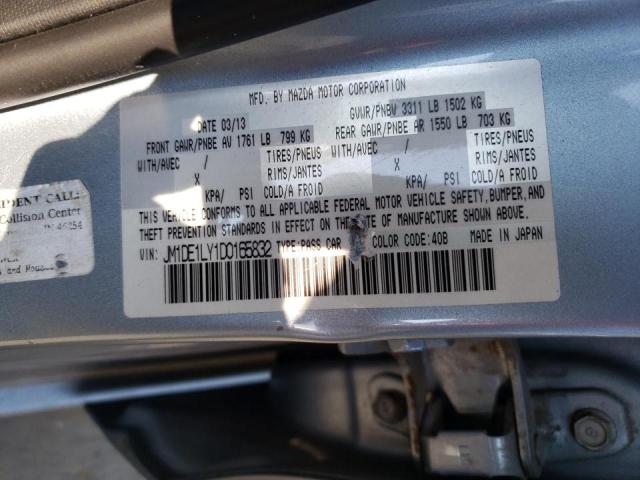 Photo 10 from auction – 2013 MAZDA MAZDA2 with VIN JM1DE1LY1D0165832