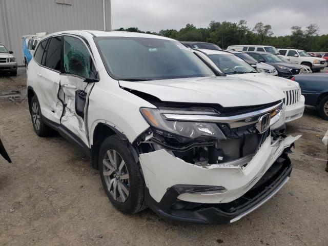 HONDA PILOT EXL 2021 with VIN 5FNYF6H55MB073165 - Photo from auction