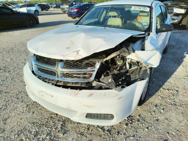 Photo 9 from auction – 2013 DODGE AVENGER SE with VIN 1C3CDZAG4DN512231