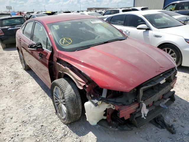 FORD FUSION SE 2017 with VIN 3FA6P0HD8ER377363 - Photo from auction