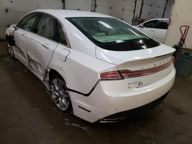 Photo 3 from auction – 2014 LINCOLN MKZ with VIN 3LN6L2JK7ER801654