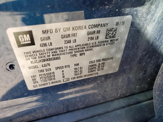 Photo 10 from auction – 2019 BUICK ENCORE PRE with VIN KL4CJASB4KB936865