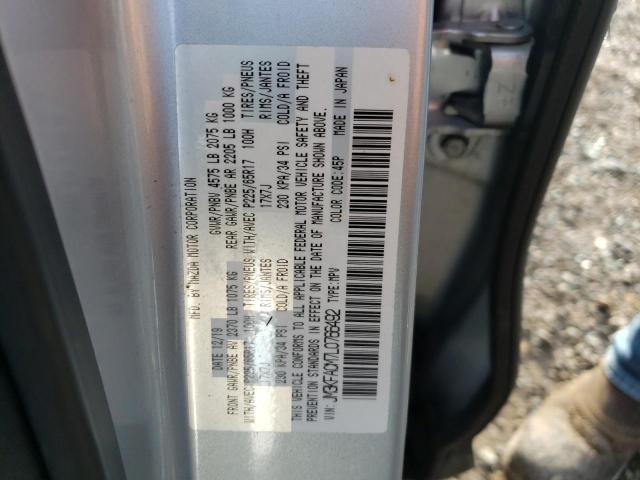 Photo 10 from auction – 2020 MAZDA CX-5 TOURI with VIN JM3KFACM7L0766492