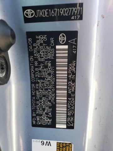 Photo 10 from auction – 2009 TOYOTA SCION TC with VIN JTKDE167190277971