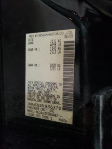 Photo 10 from auction – 2009 NISSAN MAXIMA S with VIN 1N4AA51E19C856370
