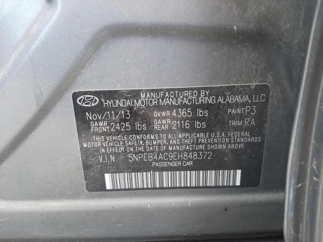 Photo 10 from auction – 2014 HYUNDAI SONATA GLS with VIN 5NPEB4AC9EH848372