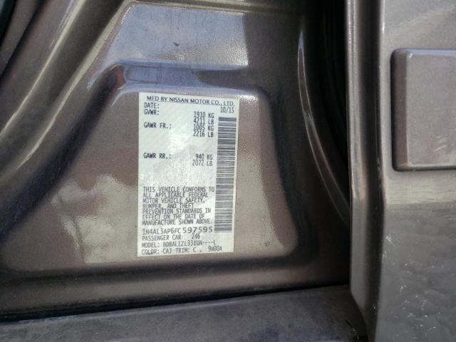 Photo 10 from auction – 2015 NISSAN ALTIMA 2.5 with VIN 1N4AL3AP6FC597595