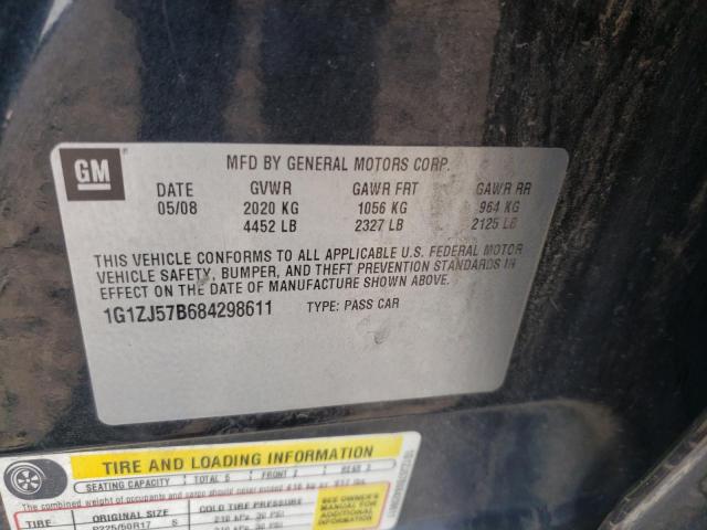 Photo 10 from auction – 2008 CHEVROLET MALIBU 2LT with VIN 1G1ZJ57B684298611