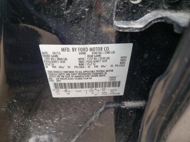 Photo 10 from auction – 2013 FORD EDGE SE with VIN 2FMDK3GC1DBE10416