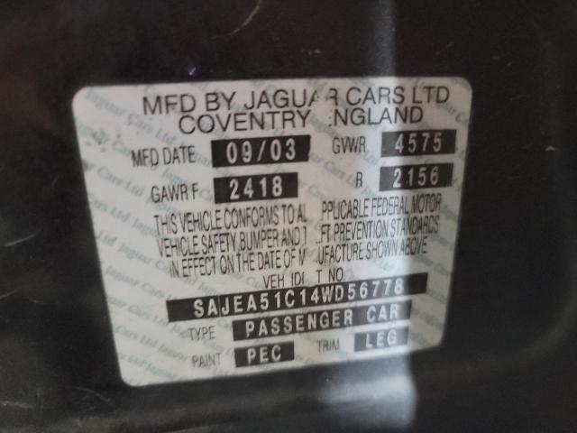Photo 10 from auction – 2004 JAGUAR X-TYPE 3.0 with VIN SAJEA51C14WD56778