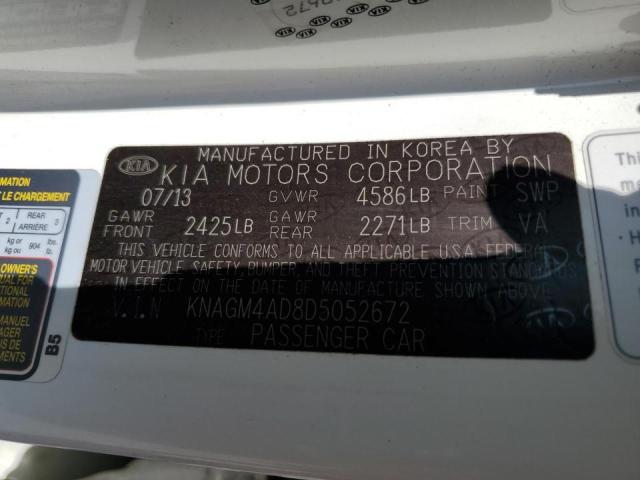 Photo 10 from auction – 2013 KIA OPTIMA HYB with VIN KNAGM4AD8D5052672