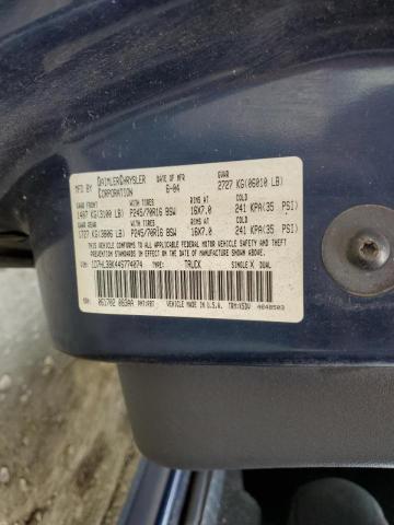 Photo 10 from auction – 2004 DODGE DAKOT SPT/ with VIN 1D7HL38K44S774074